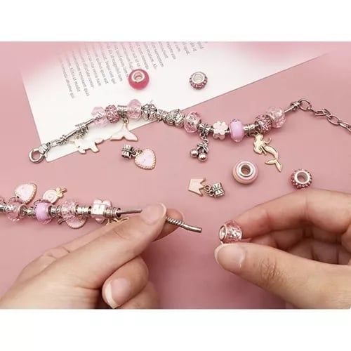 DIY Smycken | Smyckestillverknigskit för Barn | Gör Egna Armband och Halsband