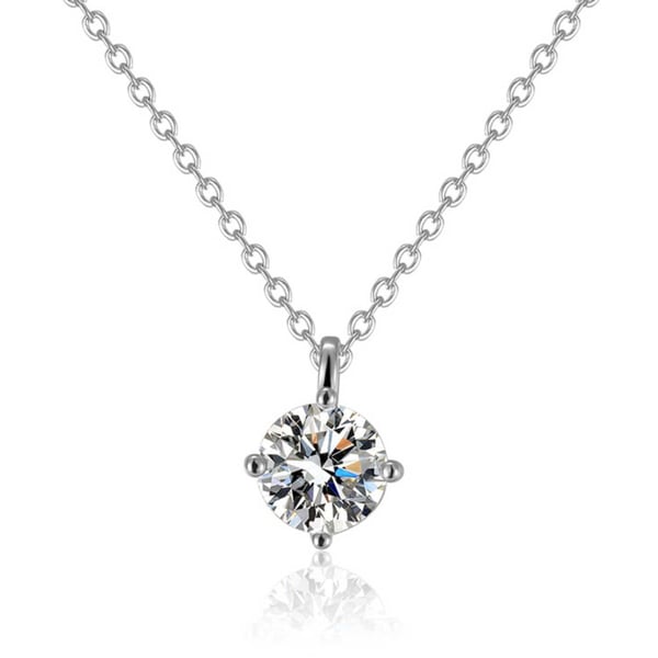 Kaulakoru Pyöreä Diamond CZ Crystal Silver