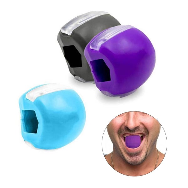 3-pack Käktränare för Definierade Käkmuskler Jawline Exerciser