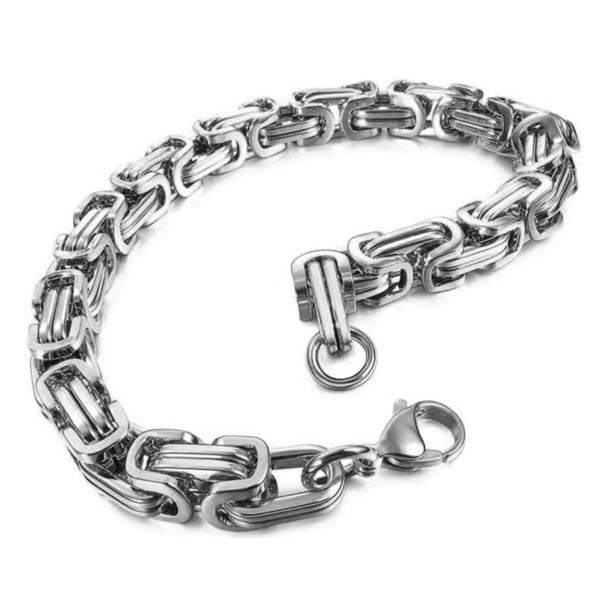 Emperor Link Rannekoru Viking Steel | Valittavissa koko | Hopea