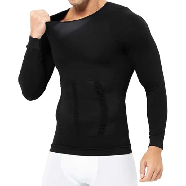 Pitkähihainen Shaping Posture Shirt T-paita Better Posture | Valittavissa koko | Musta