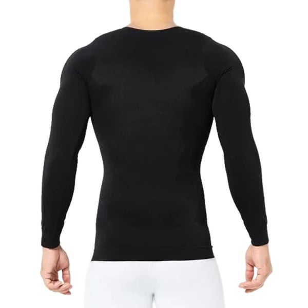 Pitkähihainen Shaping Posture Shirt T-paita Better Posture | Valittavissa koko | Musta