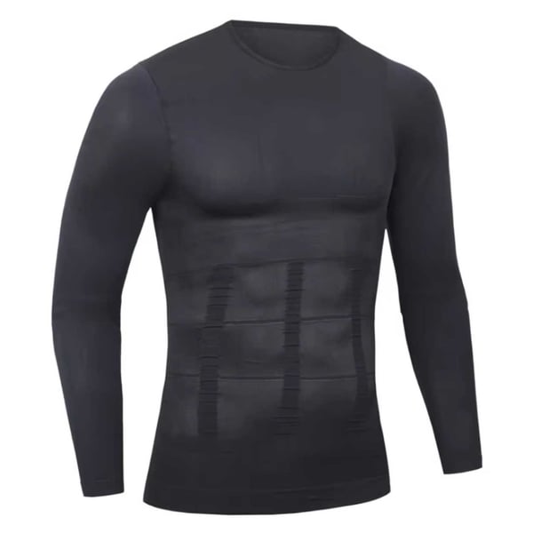 Pitkähihainen Shaping Posture Shirt T-paita Better Posture | Valittavissa koko | Musta