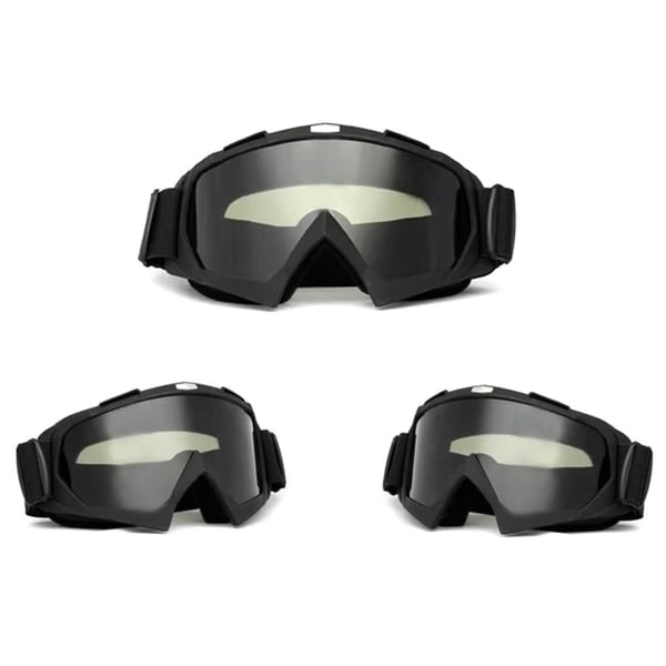 Skibriller tonet glas mat sort