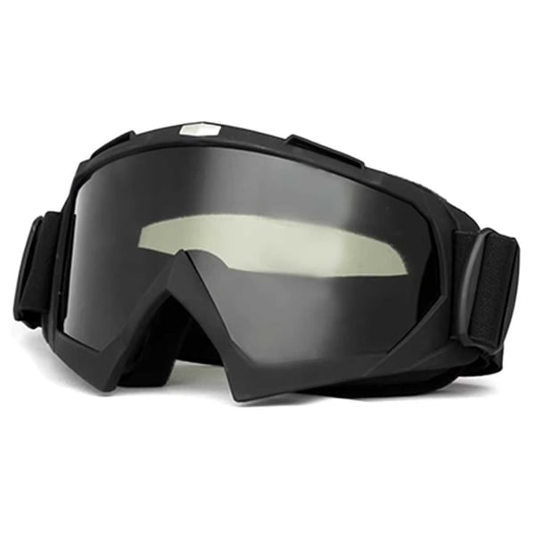Skibriller tonet glas mat sort