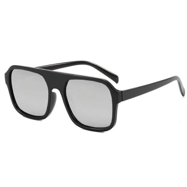 Moderne Pilot Aviator solbriller med sort stel spejllinser