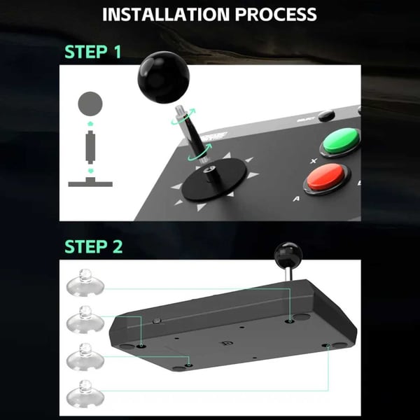 Trådlös Joystick Retro TV-Spel Fighting Spelkonsol 20000 Spel