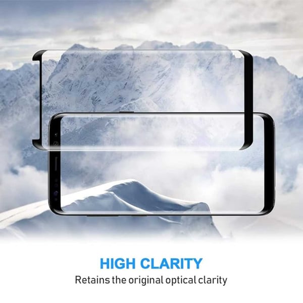 2-Pack Samsung Galaxy S8 Plus skjermbeskytter herdet glass 9H 3D