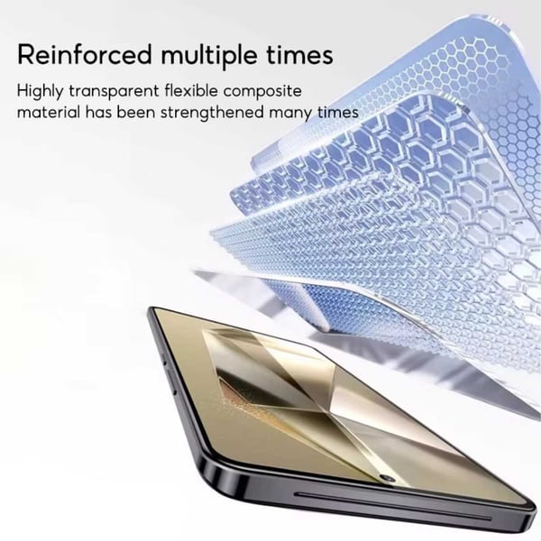 Enkel installasjon Samsung Galaxy S24 skjermbeskytter HD herdet glass