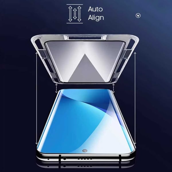 Enkel installasjon Samsung Galaxy S24 skjermbeskytter HD herdet glass