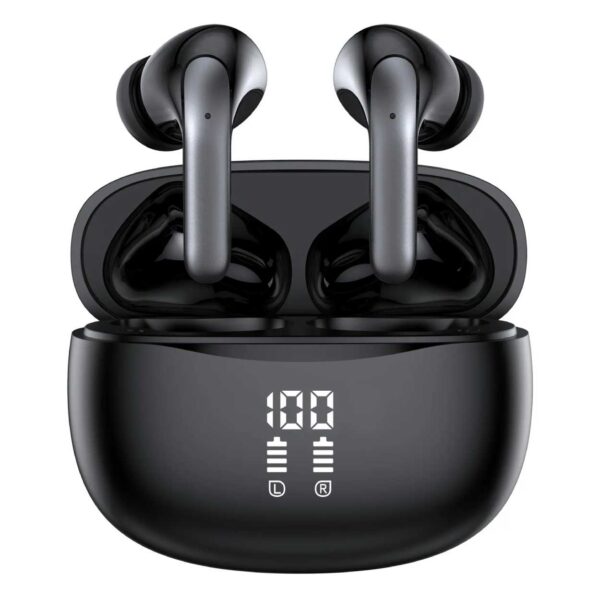 TWS Bluetooth Hörlurar ANC ENC BT 5.3 Svart