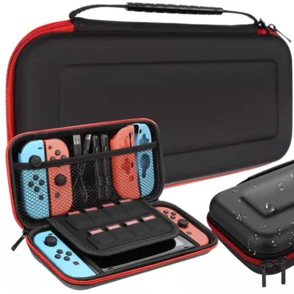 Hård Förvaringsväska Nintendo Switch/Switch OLED Kompatibel Svart