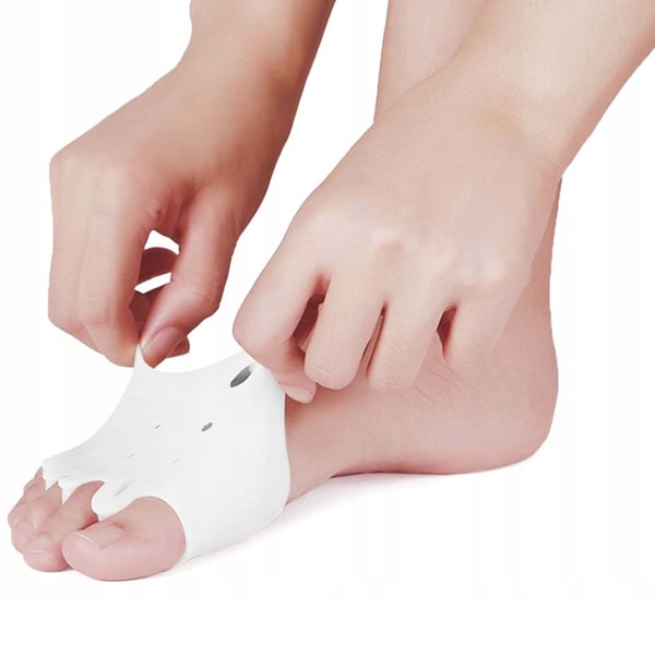 2-Pack Gel-tåspreder | Hallux Valgus tåseparator