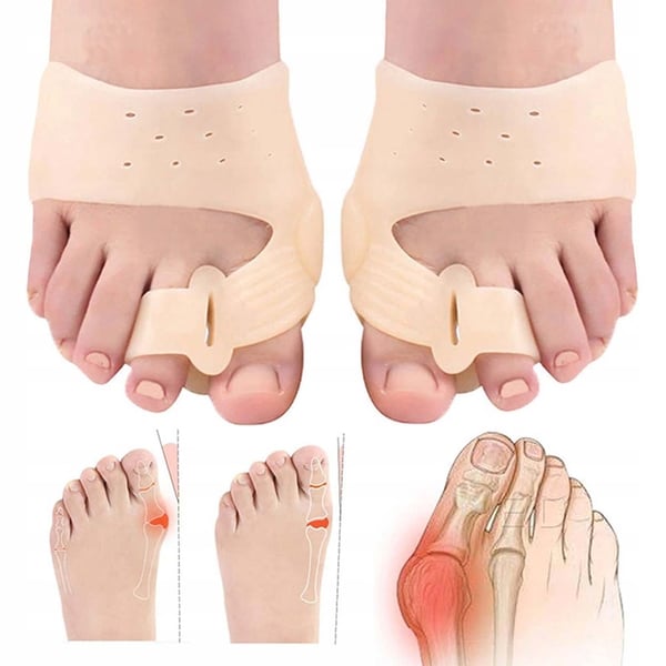2-Pak Hallux Valgus Toe Separator Gel