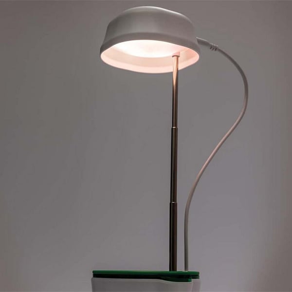 LED-plantelampe med selvvanningspotte - Fullspektret plantebelysning
