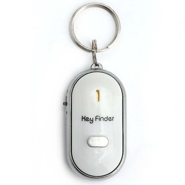 Nyckelhittare Key Finder med Visselfunktion Vit