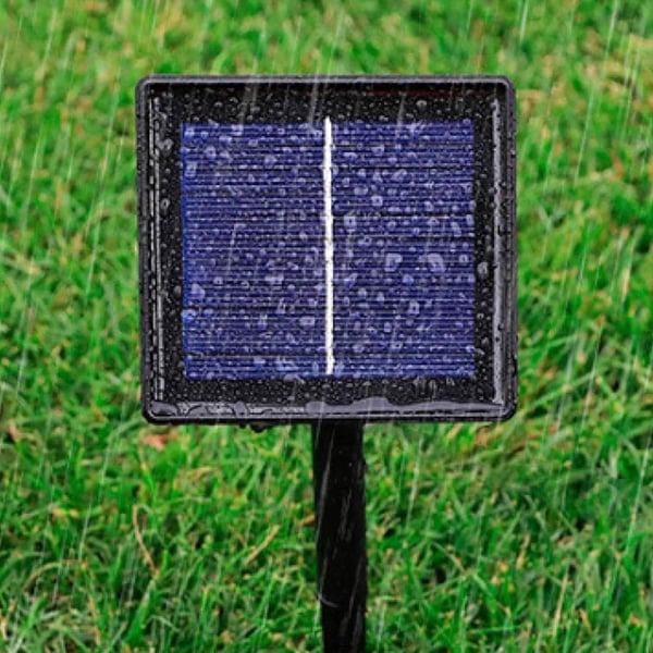 Solcellsdriven LED-ljusslinga 40 Färgglada Lampor 7m