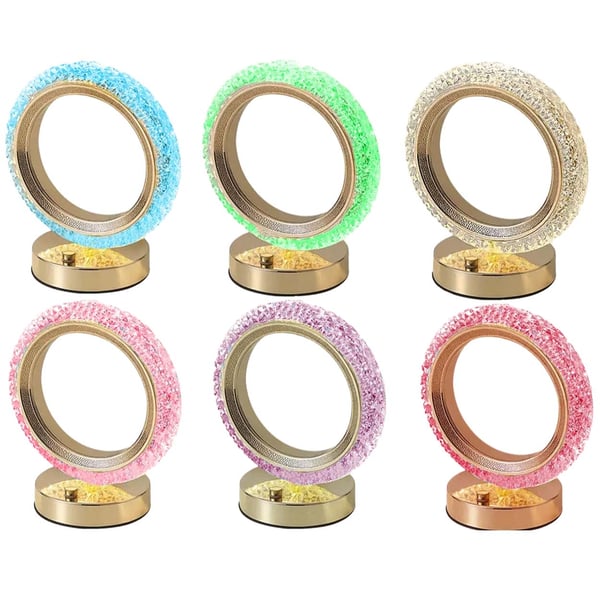 Trådløs bordlampe Crystal Touch LED RGB