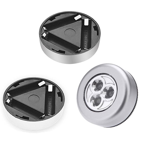 Trådlös Självhäftande LED Lampa med Touch Funktion Silver