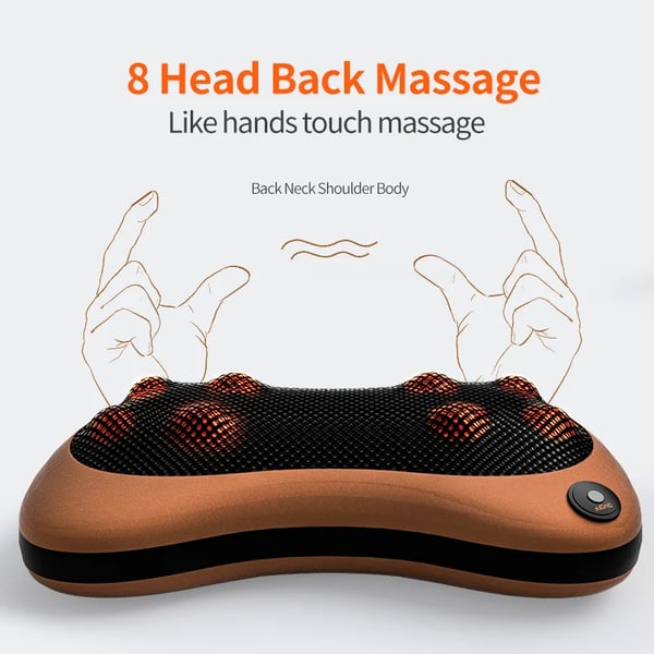 Shiatsu Hierontatyyny kaulalle ja selälle lämmöllä