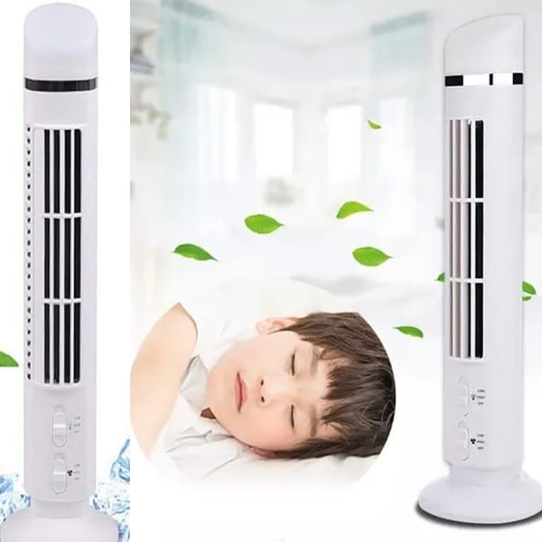 Bladeless Tower vifte Bordvifte 38cm Hvit