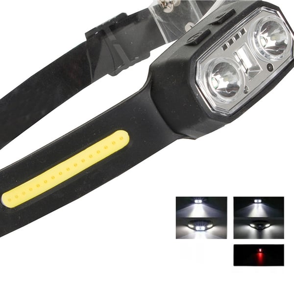 Double Headlight USB-C IPX6 Vedenpitävä | Hands Free -anturi