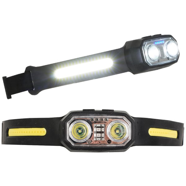 Double Headlight USB-C IPX6 Vedenpitävä | Hands Free -anturi