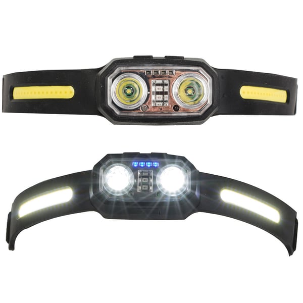 Double Headlight USB-C IPX6 Vedenpitävä | Hands Free -anturi