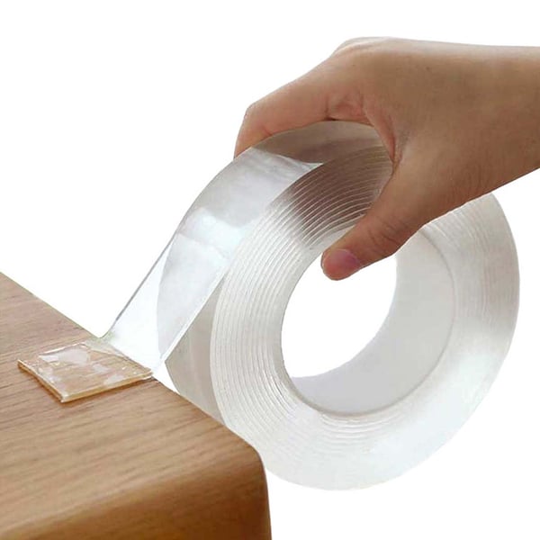 Dobbeltklebende Nanotape Transparent 3 m