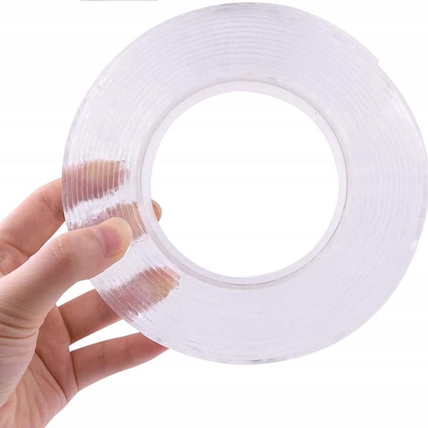 Dobbeltklebende Nanotape Transparent 3 m