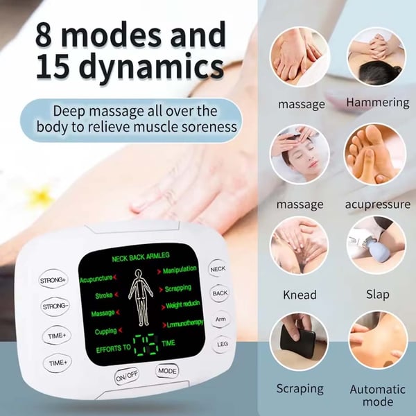 EMS Tens Massage Stiff Muscles Elektroninen lihasstimulaattori