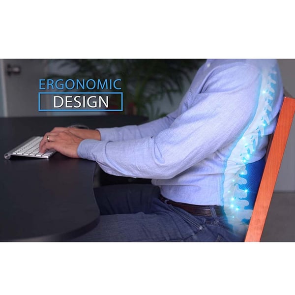Ergonomisk rygpude i Memory Foam - Komfort og støtte til lænden