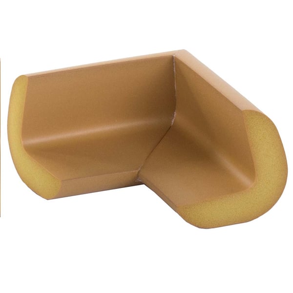 Kulmasuojaus vaahtomuovista 4-pakkaus Brown