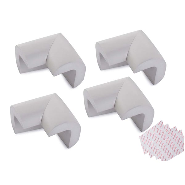 Hjørnebeskyttelse i Foam 4-pack Grey