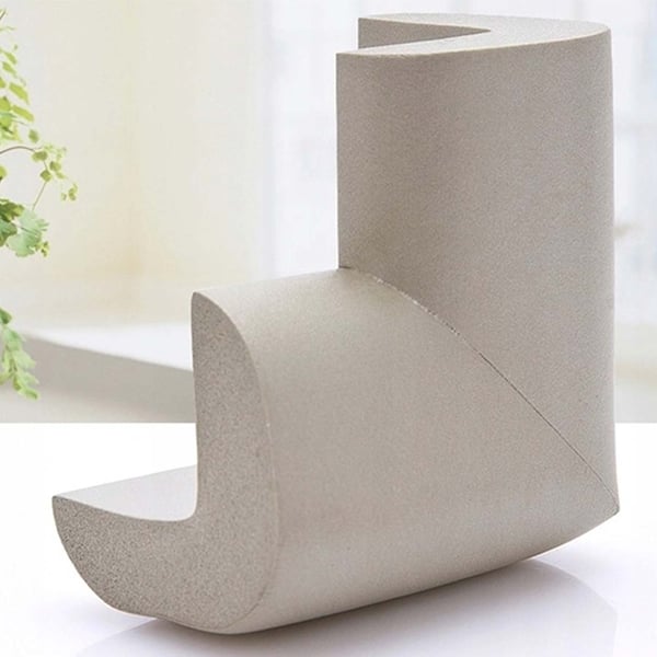 Hjørnebeskyttelse i Foam 4-pack Grey