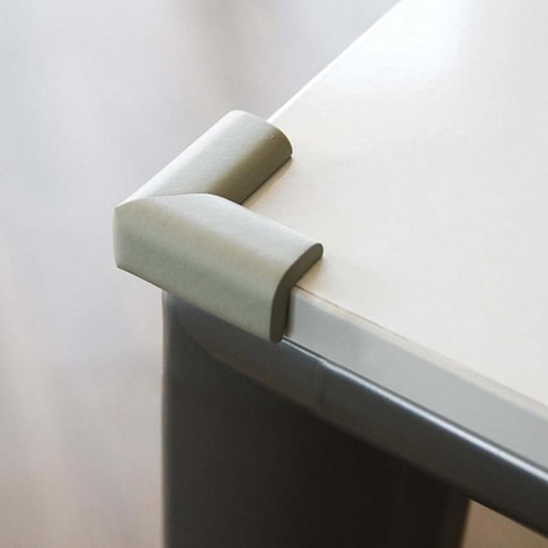 Hjørnebeskyttelse i Foam 4-pack Grey