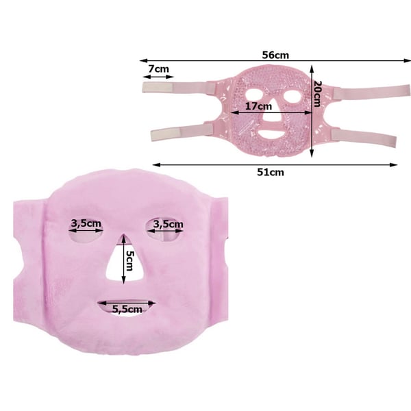 Kylande/Värmande Kompress Gel Ansiktsmask Skönhetsmask