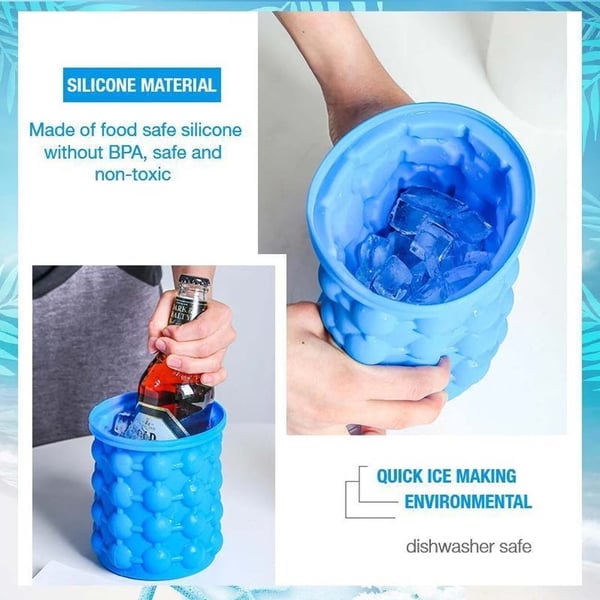 Silikoninen jäämuottijääkauha