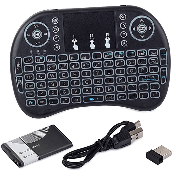 Trådlöst Mini Tangentbord Touchpad 2,4Ghz för IP-TV och Mer