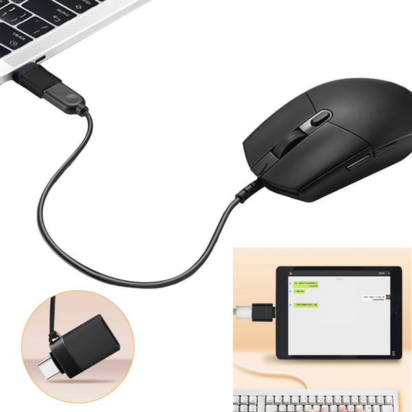USB C hann til USB A hunn 3.0 OTG-adapter