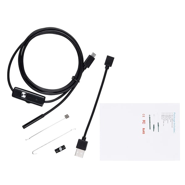 USB-endoskopinspeksjonskamera med LED 5m