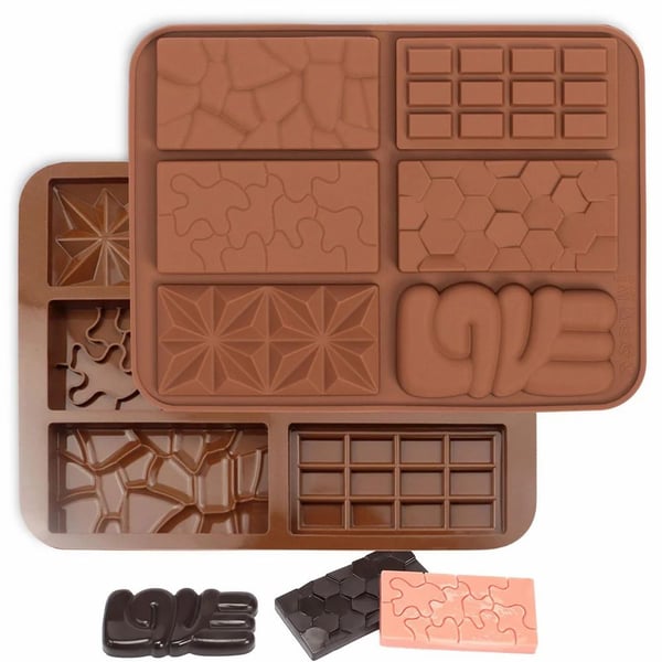 Silikon Bakform 6 Chokladkakor