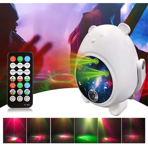 3D RGB LED Laser Projektor Partylampa