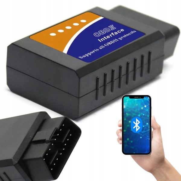 OBD2 Bluetooth -sovitin Lukija Diagnostiikka Langaton Vikakoodinlukija