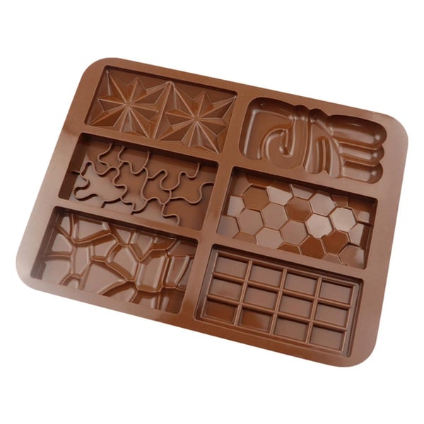 Silikon Bakform 6 Chokladkakor