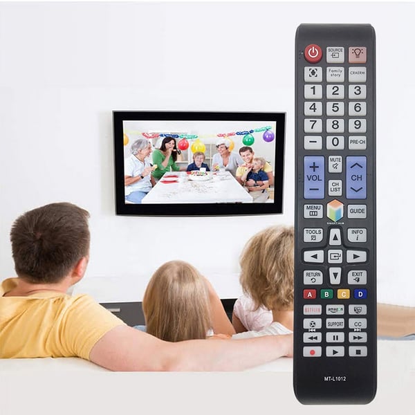 Universel Samsung Smart TV Fjernbetjening med Baggrundsbelysning MT-L1012
