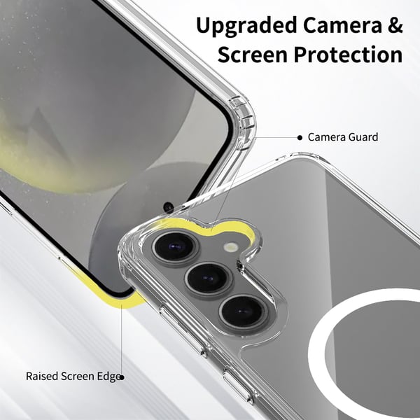 Galaxy Z Fold 6 Magnetisk Mobildeksel Magsafe Kompatibelt Gjennomsiktig