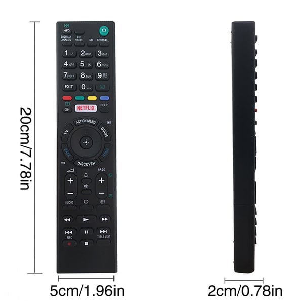 Sony Smart TV Bravia Erstatningsfjernbetjening Universal Kompatibel