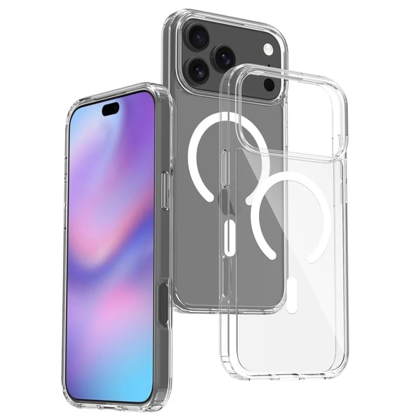 iPhone 17 Pro Max Magnetiskt Mobilskal Magsafe Kompatibel Genomskinligt