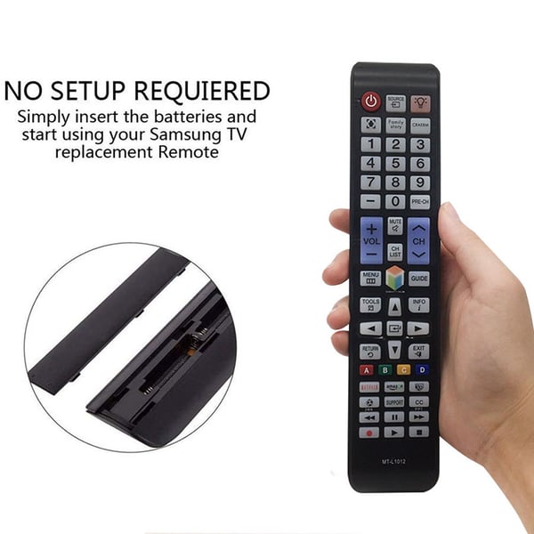 Universel Samsung Smart TV Fjernbetjening med Baggrundsbelysning MT-L1012